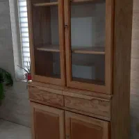 فروش کتابخانه تمام چوب|کتابخانه، شلف، قفسه‌های دیواری|زنجان, |دیوار