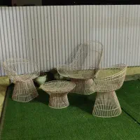 میز و صندلی لاکچری فلزی مخصوص حیاط و ویلا