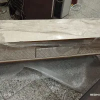 میز تلویزیون چوبی دسته دو