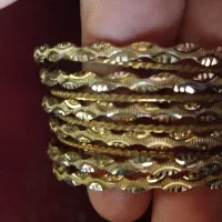 طلا روس النگو سایز۷۵٪ وسایز ۲/۵