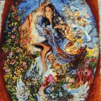 فرش بوسه بر آهو