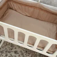 تخت کنار مادر گهواره ای نو با قیمت مناسب با توری|تخت و سرویس خواب|پاکدشت, شهرک انقلاب|دیوار