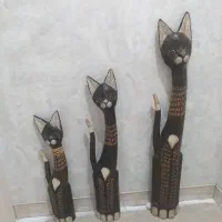 مجسمه های ایستاده چوب