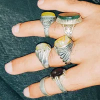 انگشترای نقره|کلکسیون و سرگرمی|رامهرمز, |دیوار