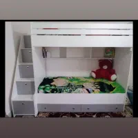 تخت دوطبقه پرند|تخت و سرویس خواب|کرج, ترمینال کلانتری|دیوار