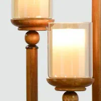 آباژور سه تیکه پوپک مدل دارکا|چراغ خواب و آباژور|رشت, کوی حسینی|دیوار