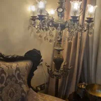 شمعدان ایستاده برنز|لوستر و چراغ آویز|ری, صفاییه (چشمه علی)|دیوار
