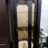 ویترین بوفه چوب گردو