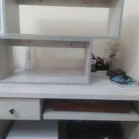 میز کامپیوتر به همراه کتابخونه