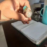 انگشتر فیروزه و شجر نقره۹۲۵