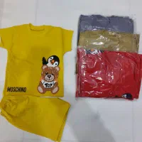 لباس بچه‌گانه تیشرت و شلوارک تابستونه