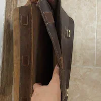 کیف چرم اصل قهوه ای|کیف، کفش، کمربند|ساری, |دیوار