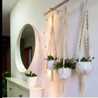 نگهدارنده گلدان وانواع گل|صنایع دستی و سایر لوازم تزئینی|قم, هفت تیر|دیوار