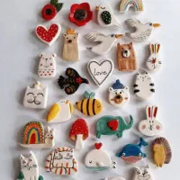 پیکسل ها و گوشواره و مگنت و گیره فانتزی|زیورآلات و اکسسوری|آزادشهر, |دیوار