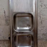 سینک ظرفشویی دو کاسه البرز روکار