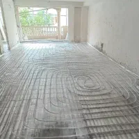 لوله کشی کف گرمایش و نصب پمپ آب