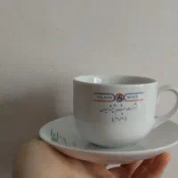 ۳ دست فنجان و بشقاب|ظروف سرو و پذیرایی|بیجار, |دیوار