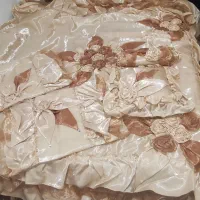 روتختی نو مخصوص جهیزیه همراه دوروبالشتی و ۲ بالشتک