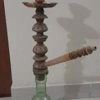 سرویس،قلیون ولبی برنجی سینی لوسترقدیمیّ دهه۵۰|کلکسیون اشیاء عتیقه|فردیس, قریشی|دیوار