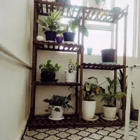 استند گل چوبی  سالم وتمیز