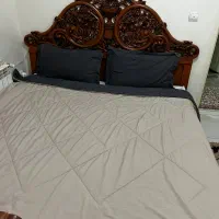 تخت و دراور به همراه اینه منبت کاری شده|تخت و سرویس خواب|تهران, مشیریه|دیوار