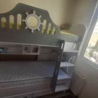 تخت دوطبقه نوجوان نو بدون تشک|تخت و سرویس خواب|پردیس, فاز ۱|دیوار