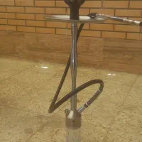 قلیان کرنو مدل کالیفرنیا نقره ای