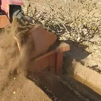 دستگاه ترنچر برای چاله کودی بسیار تمیز..|خدمات باغبانی و درختکاری|رفسنجان, |دیوار