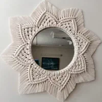 آینه جذاب گرد ،قاب آینه|آینه|بیرجند, |دیوار