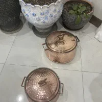 قابلمه مسی بزرگ نو دو عدد