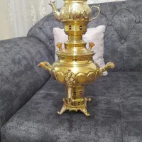 سماور و قوری برنز ورقه ضخیم ۲ میلیون