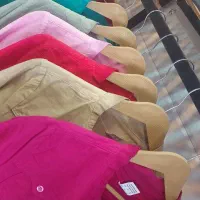 شومیز کتان.لی.شانتون.لنین.|لباس|قم, باغ شریفی|دیوار