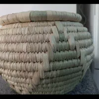 ظرف حصیری مناسب برای جای برنج یا حبوبات