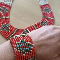 ست گردنبند و دستبند دست ساز|بدلیجات|شیراز, شهرک گلدشت محمدی|دیوار