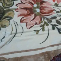 پتوی گلبافت گل برجسته دو نفره|رختخواب، بالش، پتو|تاکستان, |دیوار