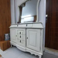 کنسول و آینه شیک و نو|بوفه، ویترین، کنسول|همدان, |دیوار