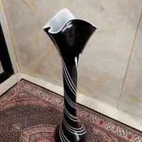 گلدان تزئینی دو عدد یک عدد همراه گل