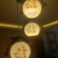 لوستر آویز سه حباب