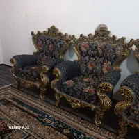 مبل سلطنتی ۹نفره با عسلی|مبلمان خانگی و میز عسلی|مشگین شهر, |دیوار