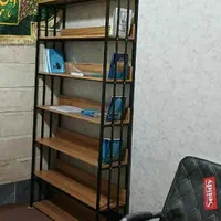 کتابخانه فلزی شیک و عمری . قفسه کتاب|کتابخانه، شلف، قفسه‌های دیواری|قم, قلعه کامکار|دیوار