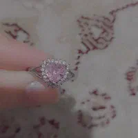 انگشتر طرح قلب صورتی|بدلیجات|بروجرد, |دیوار