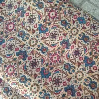 فرش ۳ در ۴ کرم ارغوانی|فرش|مشهد, آزادشهر|دیوار