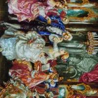 تابلو فرش دستباف رقص اشراف