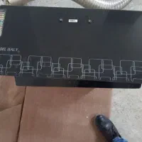 کابینت فلزی درب mdf همراه با هود