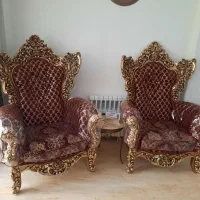 دوعدد مبل استیل سلطنتی نو