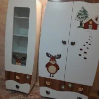 فروش سیسمونی دو عدد کمد و یک عدد تخت