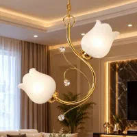 دوشعله اتاق آشپزخانه لوستر طاها مستقیم تولیدی