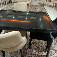 میز ناهار خوری 4نفره چوب روس