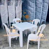 صندلی پلاستیکی باغی طرح بافت(کارخانه)