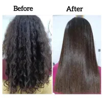 مدل کراتین و پروتئین تراپی مو